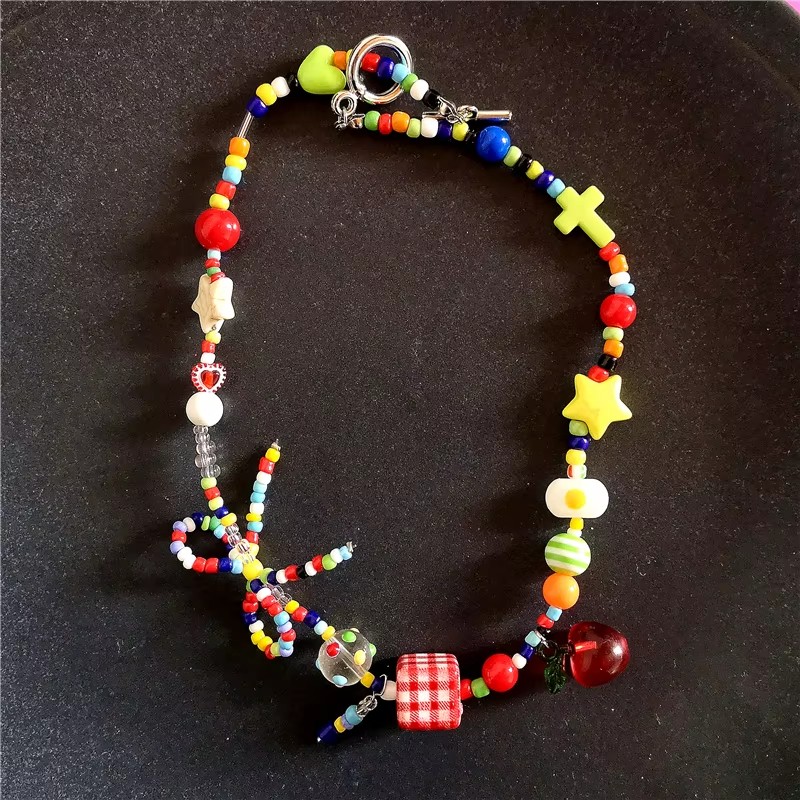 Sevimli Yaz Y2K Kalp Meyve Dom - Women'S Emo Accessories incelemesi ve fiyatı