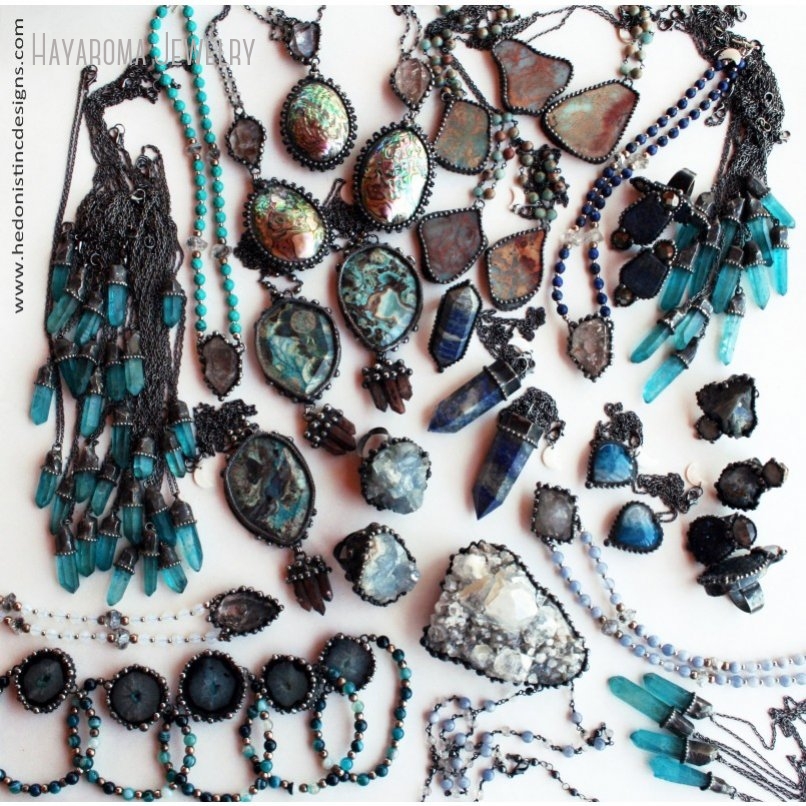 10 adet Lapis Lazuli Kristal A - Women'S Emo Accessories incelemesi ve fiyatı
