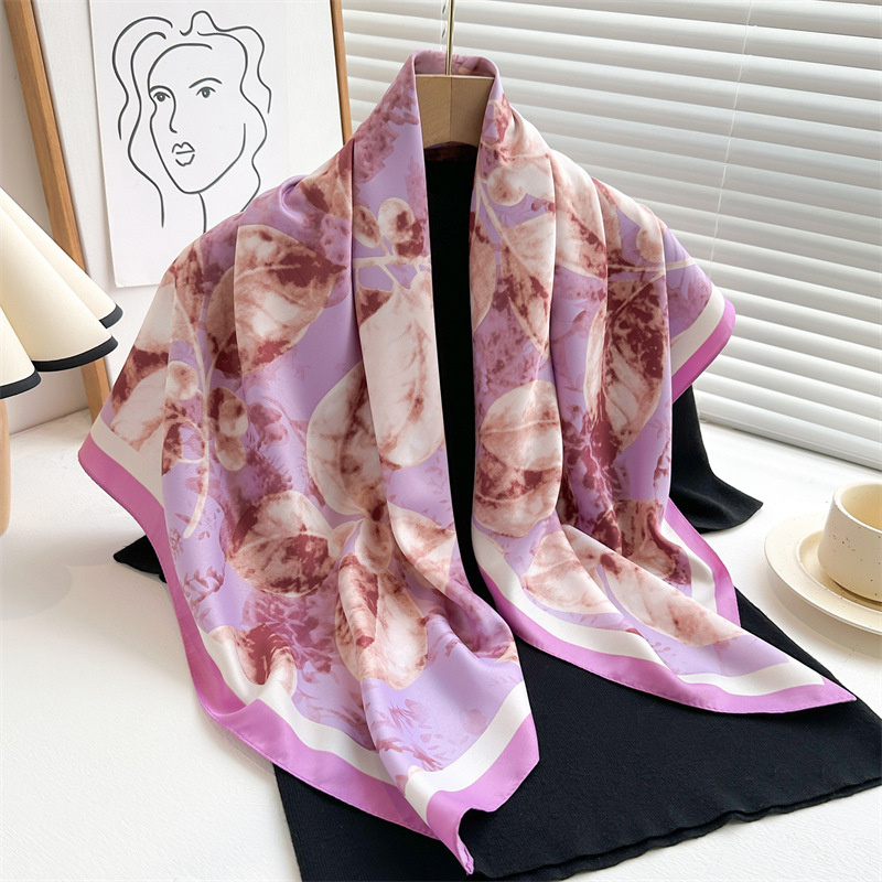 Retro 90cm baskılı büyük kare  - Silk Scarf Square incelemesi ve fiyatı