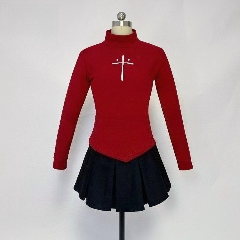 Anime Tohsaka Rin Cosplay Kost - Women'S Red Accessories incelemesi ve fiyatı